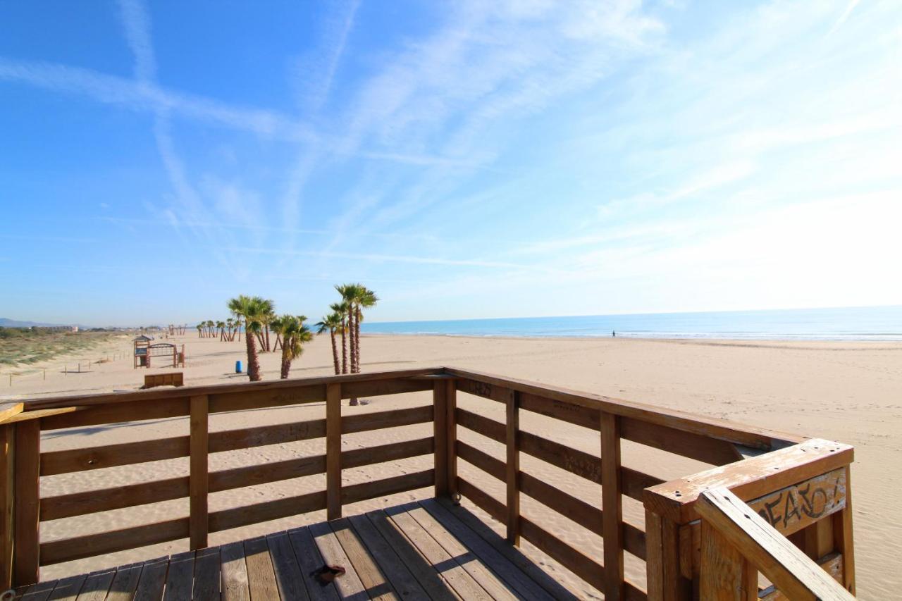 Global Properties, Apartamento Con Terraza Y Piscina A Un Paso De La Playa Canet d'En Berenguer Bagian luar foto