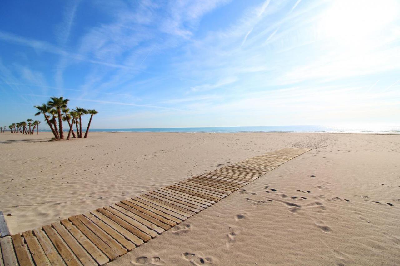 Global Properties, Apartamento Con Terraza Y Piscina A Un Paso De La Playa Canet d'En Berenguer Bagian luar foto