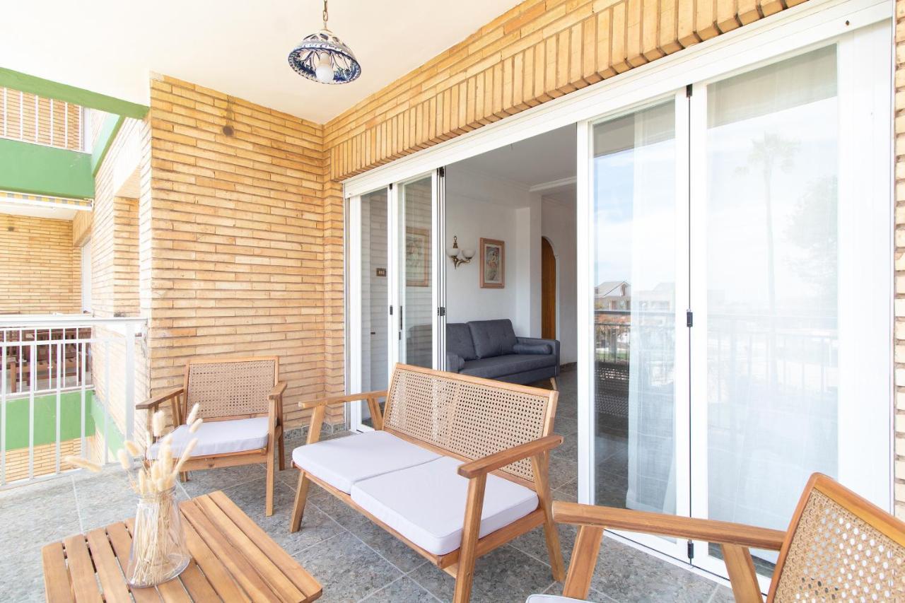 Global Properties, Apartamento Con Terraza Y Piscina A Un Paso De La Playa Canet d'En Berenguer Bagian luar foto