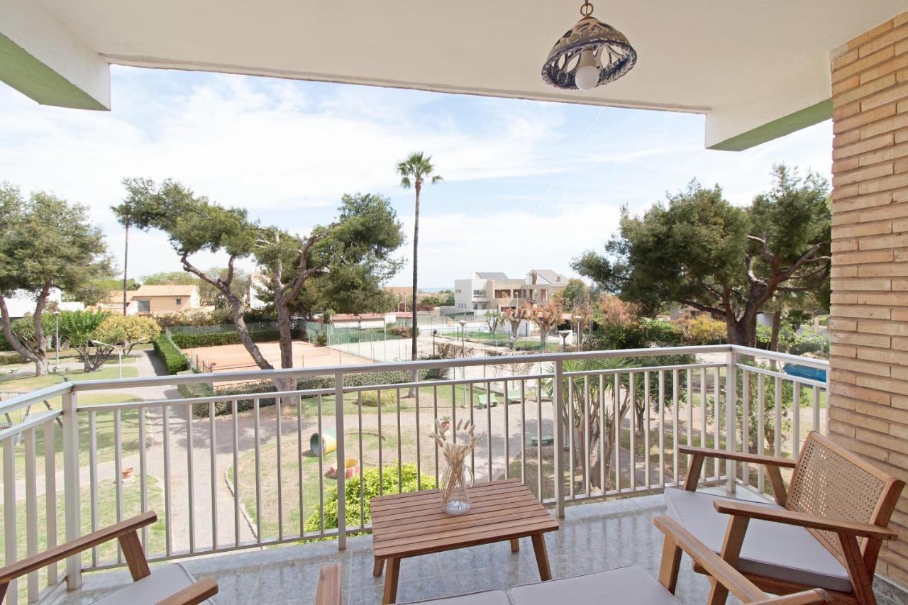 Global Properties, Apartamento Con Terraza Y Piscina A Un Paso De La Playa Canet d'En Berenguer Bagian luar foto